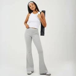 BS Womens Fiitted Yoga Pants with Flared Hem