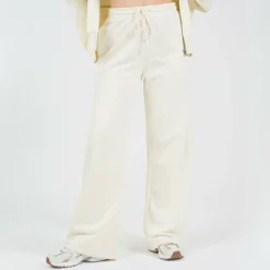 BS Womens Wide Leg Cream Jogger