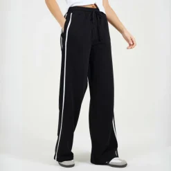 BS Womens Wide Leg Jogger with Side Stripe Detail