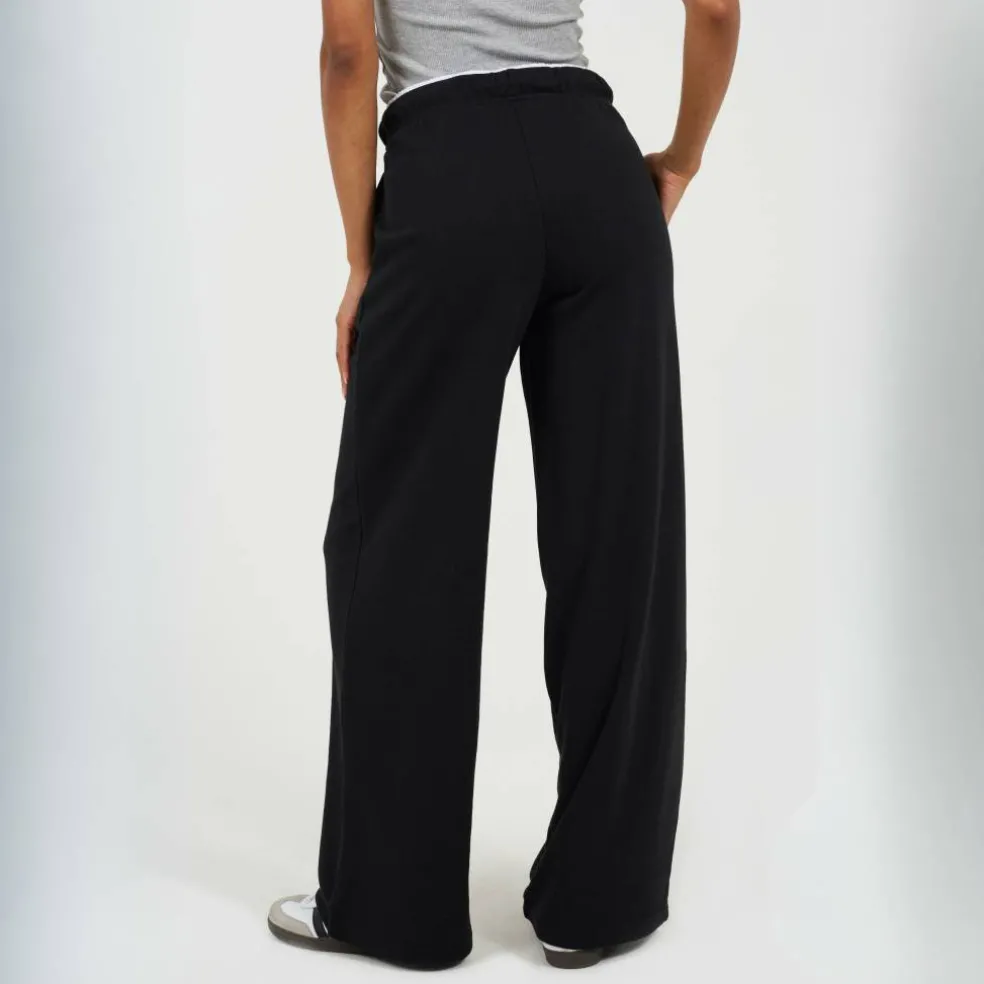 BS Womens Wide Leg Jogger with Contrast Double Waistband Detail
