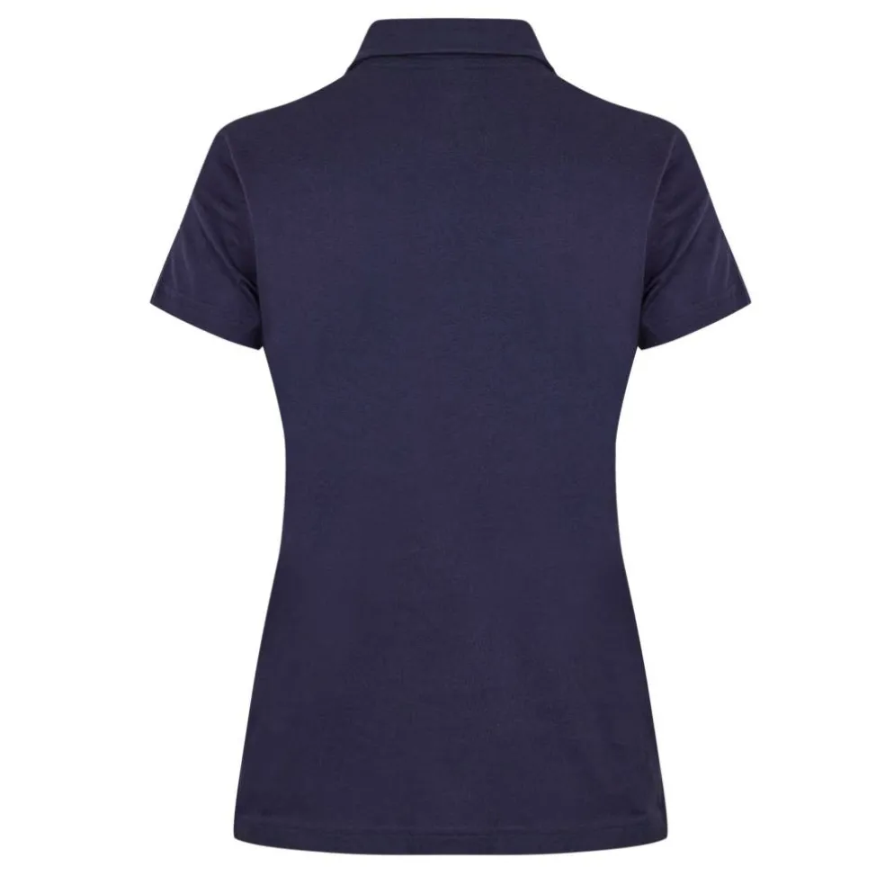 (19) Bt 445_ Ss Jersey Polo Womens