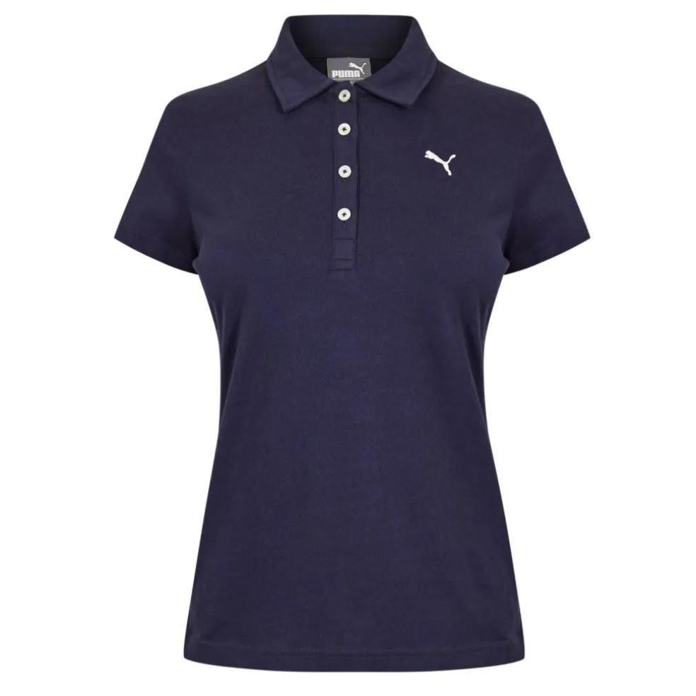 (19) Bt 445_ Ss Jersey Polo Womens