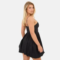 Bubble Hem Mini Dress
