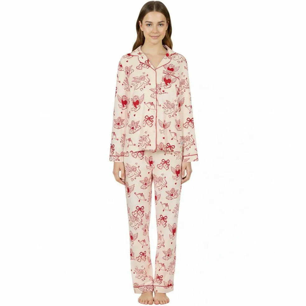 Button Up Pyjama Set