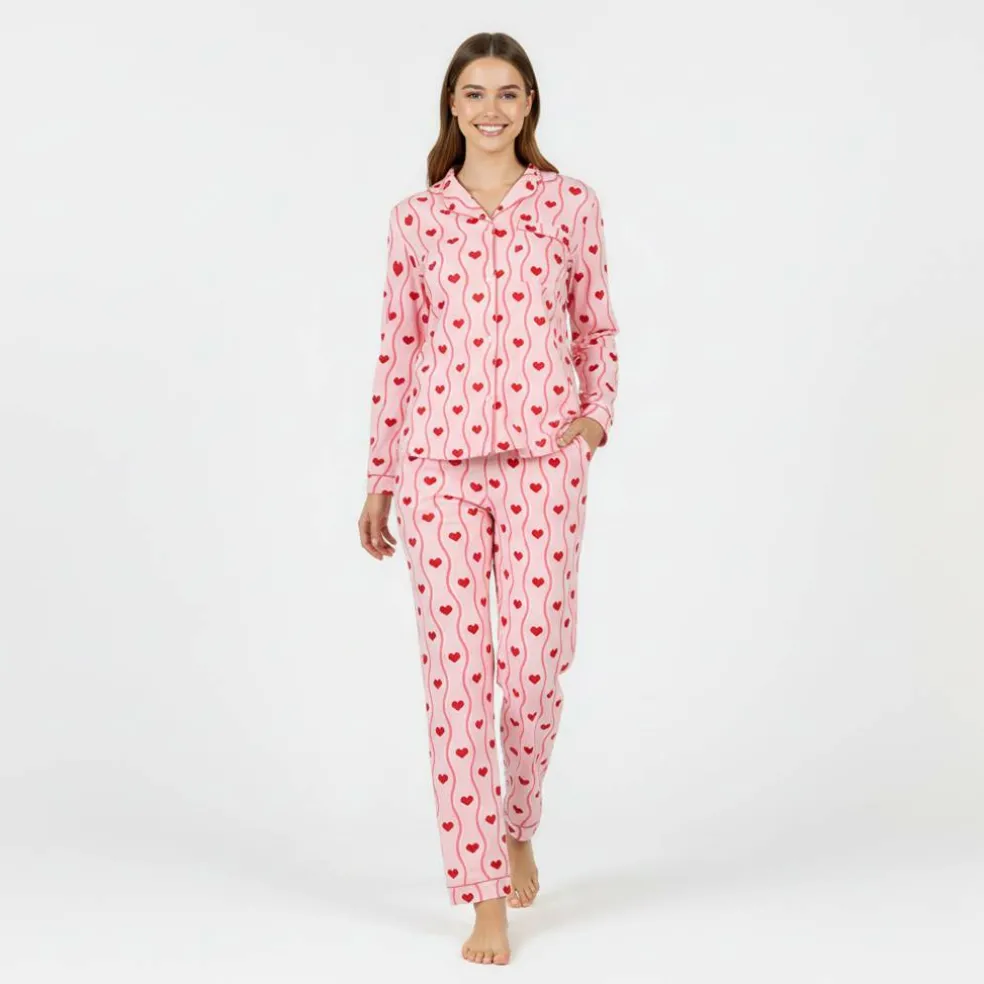 Button Up Pyjama Set