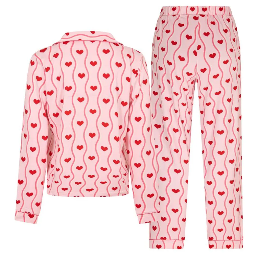 Button Up Pyjama Set