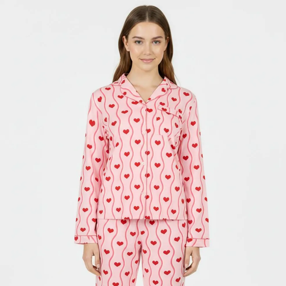 Button Up Pyjama Set