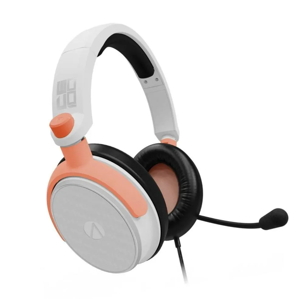C6-100 Burst Gaming Headset PS4 PS5 XBOX Switch & PC - Peach & White
