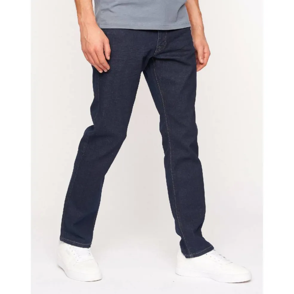 Cadman Raw Straight-Fit Jeans