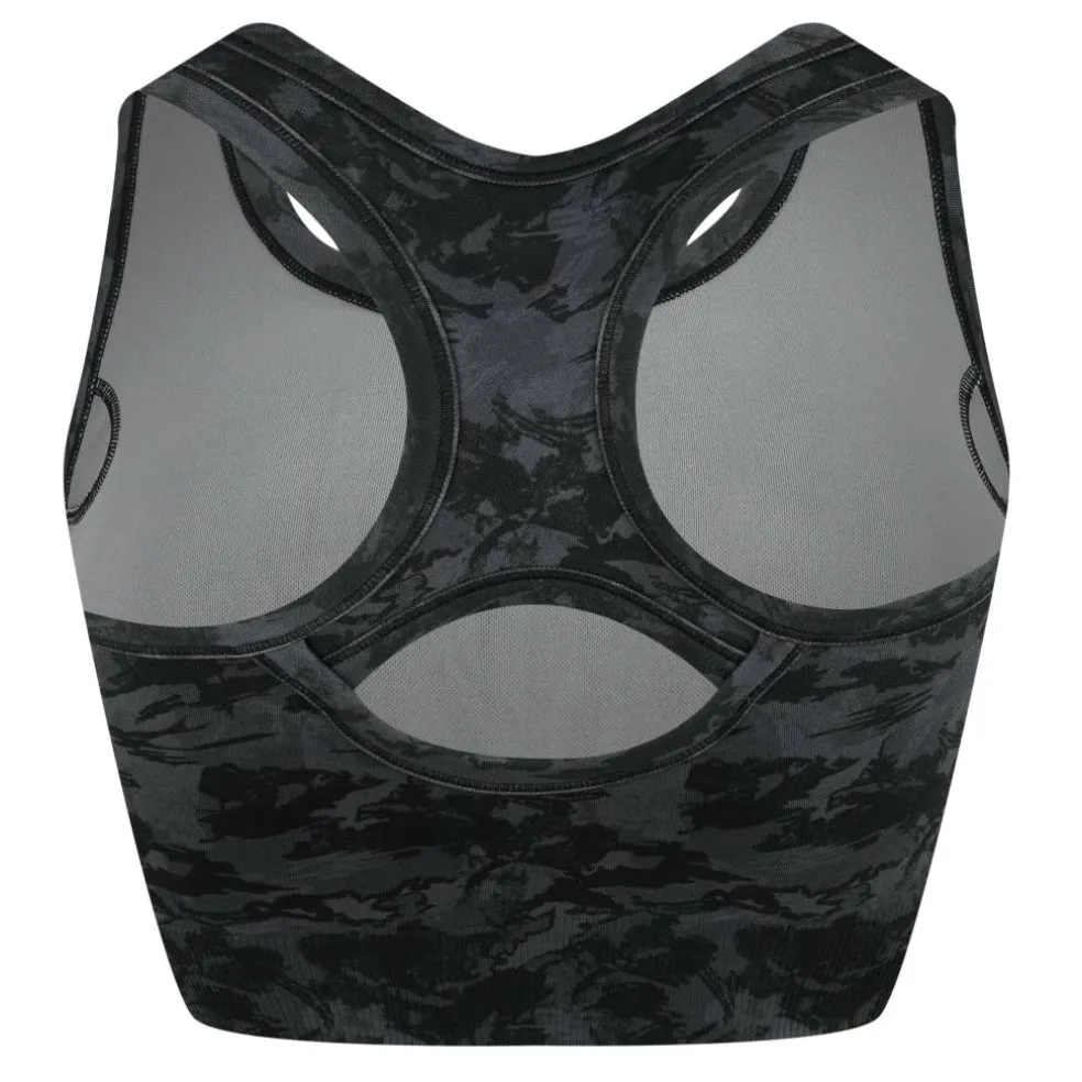 Camo Racerback Sports Bra Womens