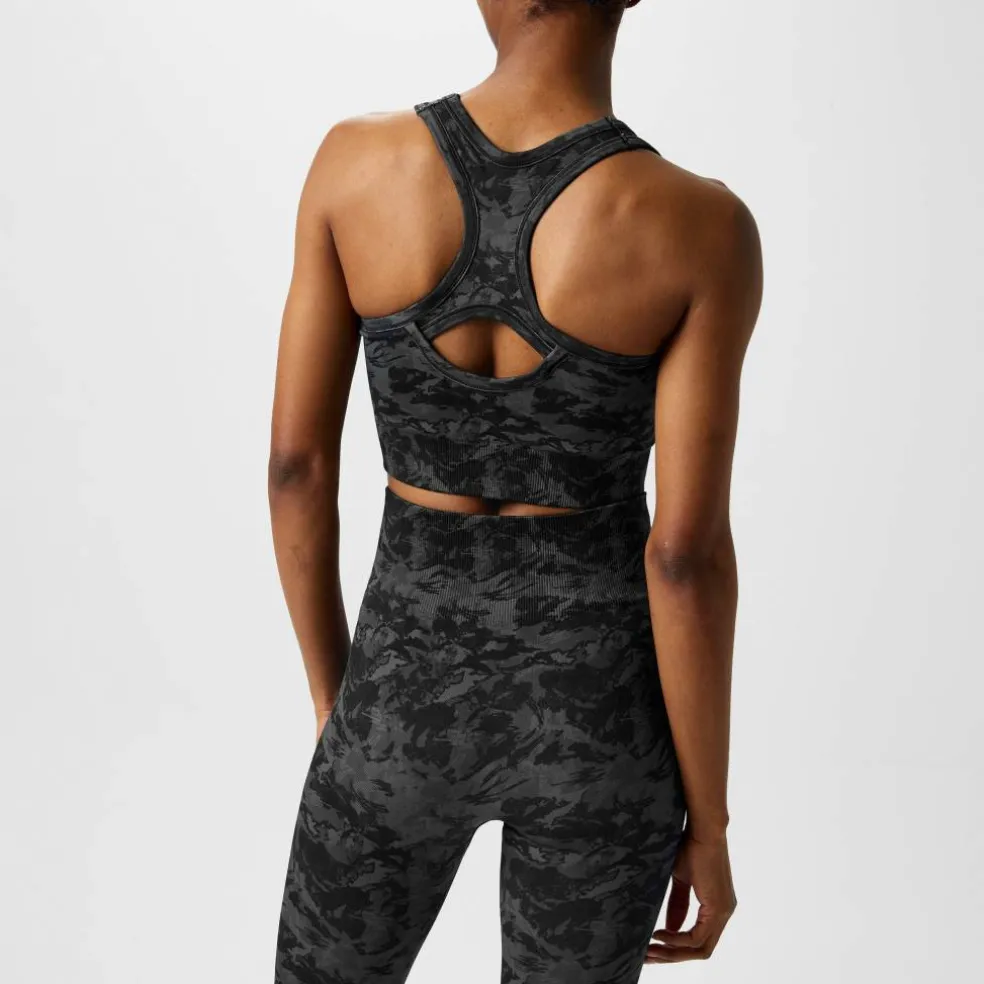 Camo Racerback Sports Bra Womens