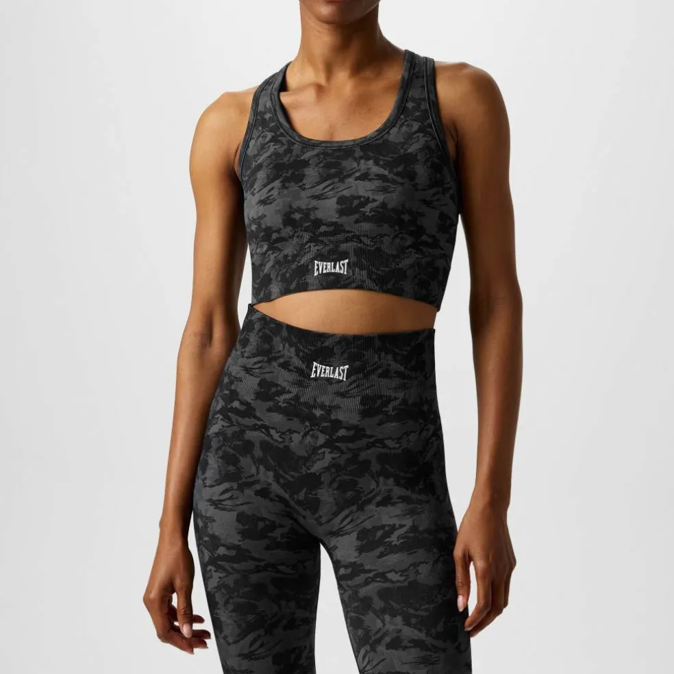 Camo Racerback Sports Bra Womens