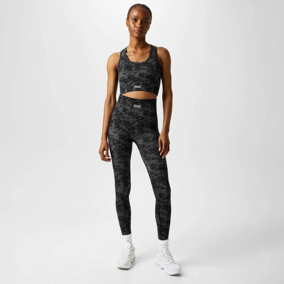 Camo Racerback Sports Bra Womens