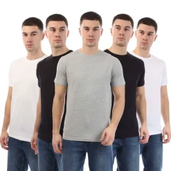 Caplaz Print Sleeve 5 Pack T-Shirts