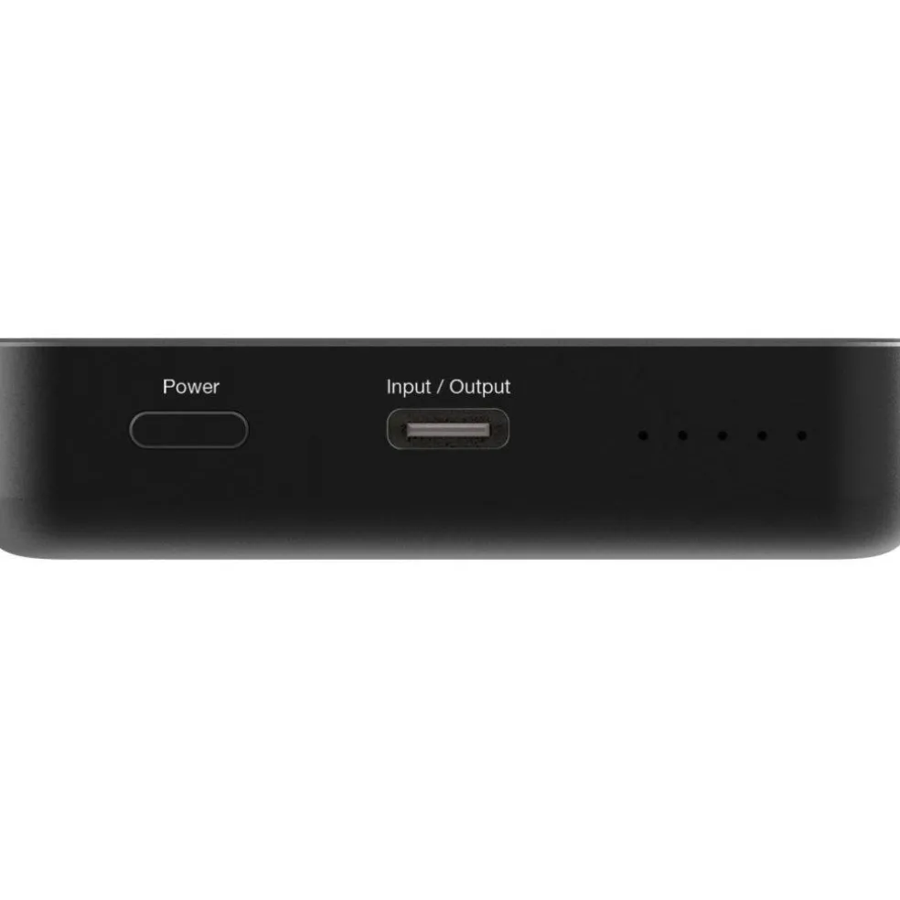 Charge n Go Power Bank 10000mAh Magnetic Wireless Charging - Black