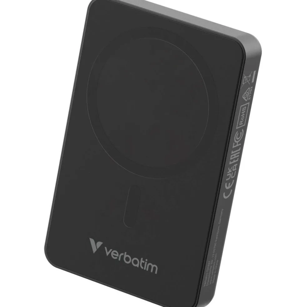 Charge n Go Power Bank 10000mAh Magnetic Wireless Charging - Black