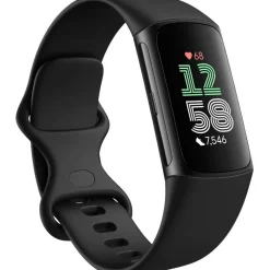 Charge 6 Fitness Obsidian Black Tracker with Heart Rate GPS Premium Membership and Health Tools