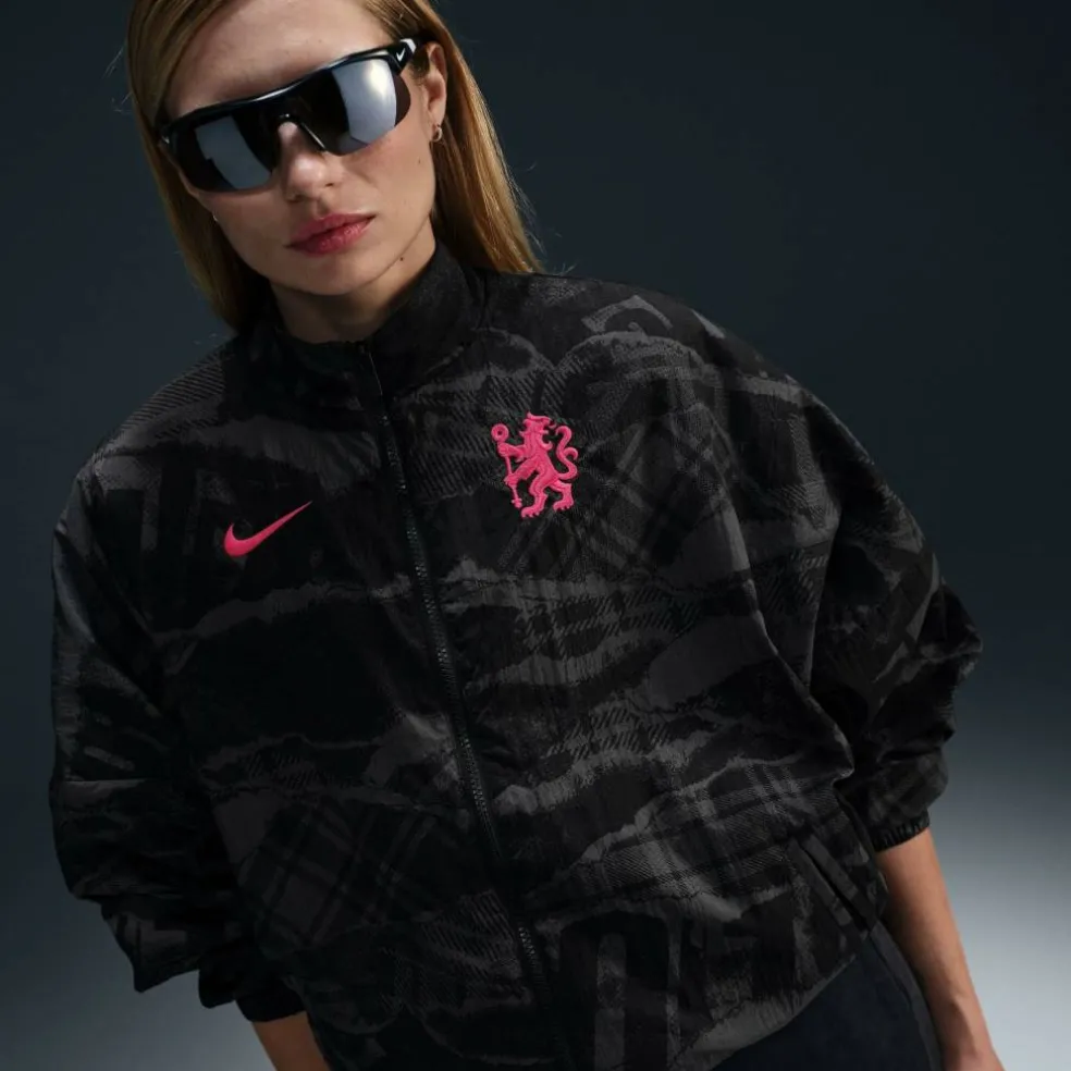 Chelsea FC Woven Windrunner Jacket 2024 2025 Womens