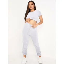 Chenille Drawstring Joggers