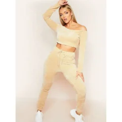 Chenille Drawstring Joggers
