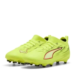 Childrens PUMA Ultra 5 Match Firm Ground Football Boots