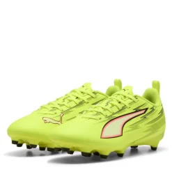 Childrens PUMA Ultra 5 Play Firm Ground Football Boots