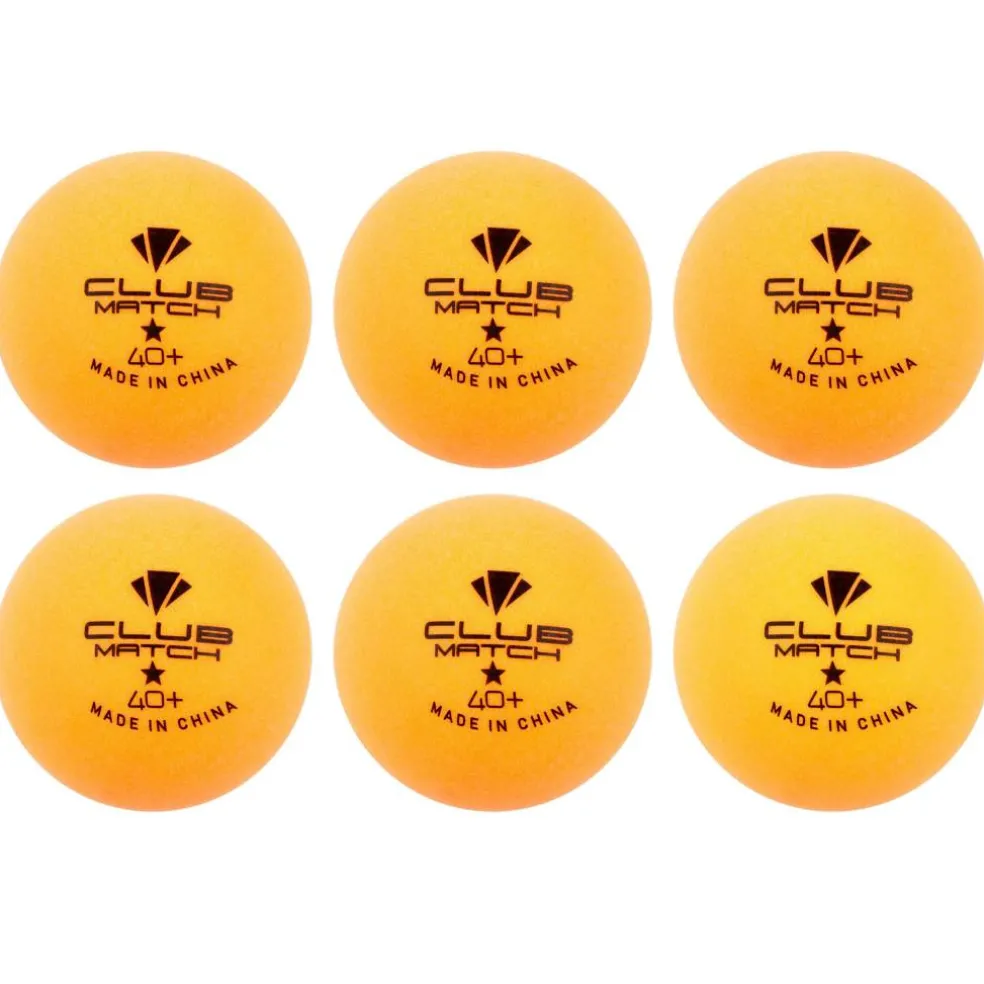Club Table Tennis Balls 6 Pack Adults