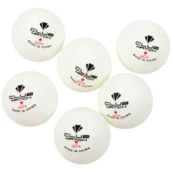 Club Table Tennis Balls 6 Pack Adults