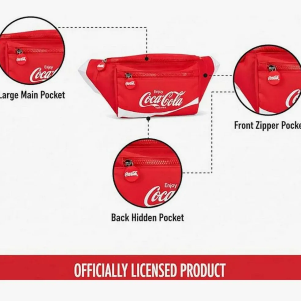 Coca-Cola Officially Licensed Waist Bag Unisex