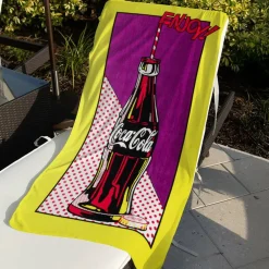 Coca-Cola Officially Licensed Pop Beach Towel 70 x 140 cm