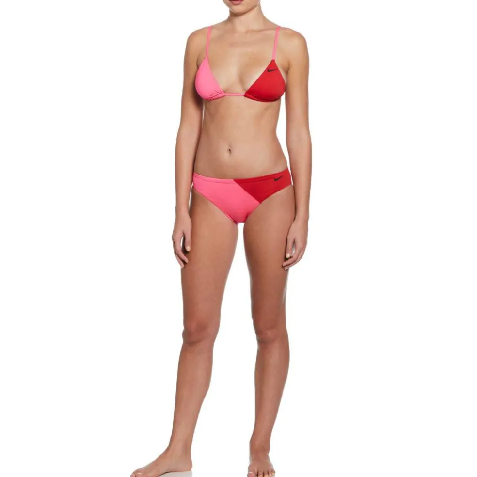Color Block Womens Triangle Bikini Top