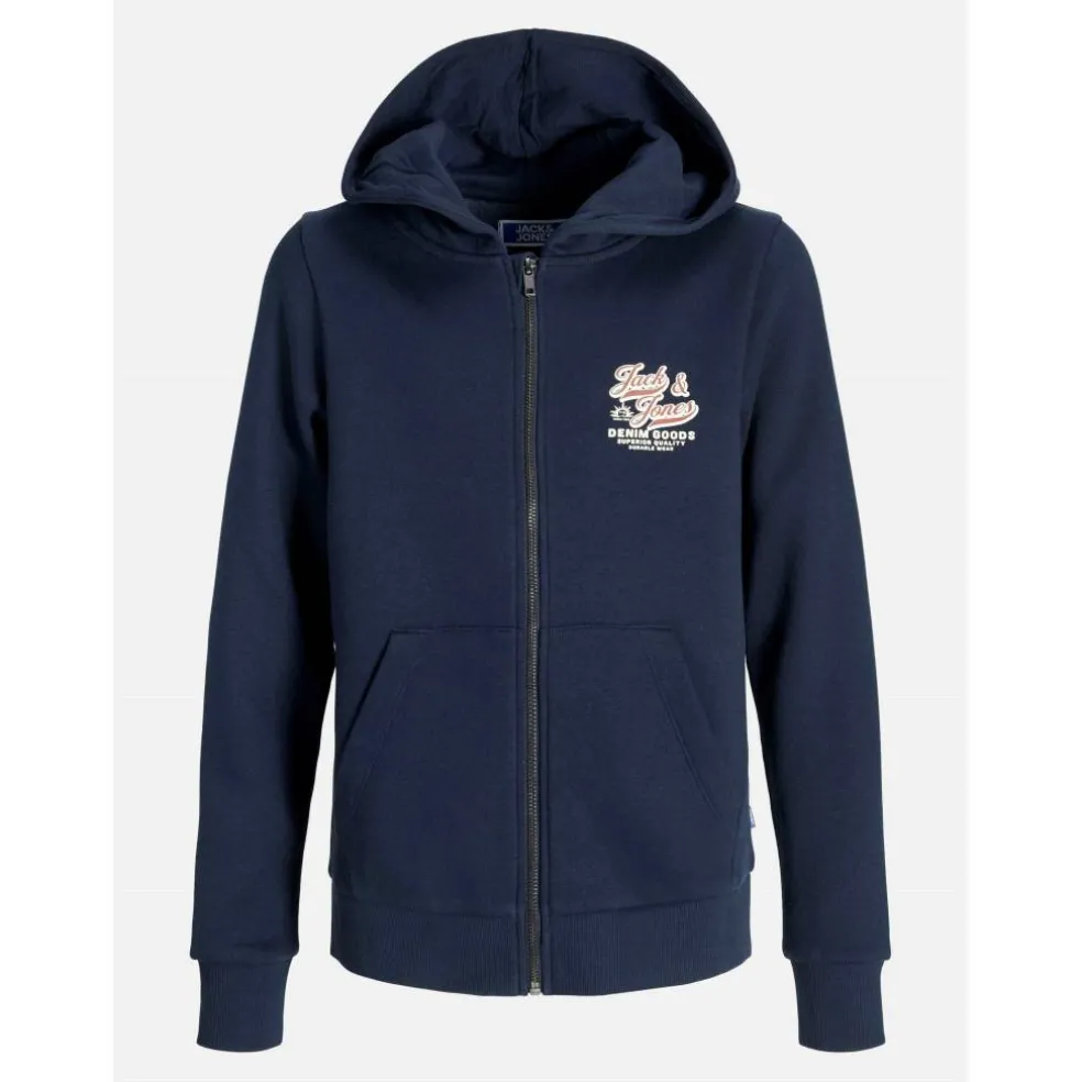 Colour Logo Zip Hoodie Infant Jack