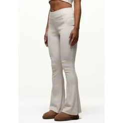 Contour Ribbed Leggings Cream