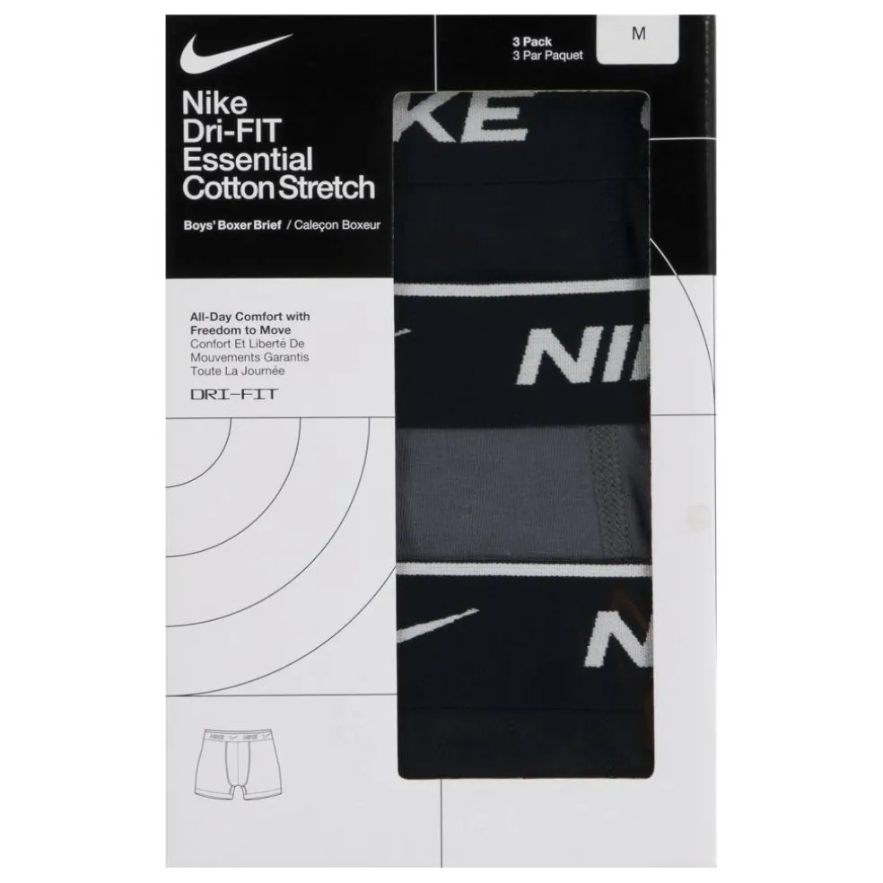 Cotton Boxer Brief 3 Pack Boys