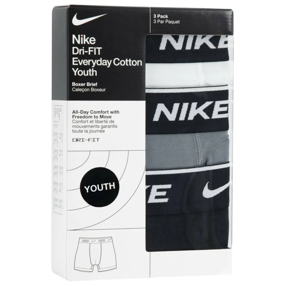 Cotton Boxer Brief 3 Pack Boys