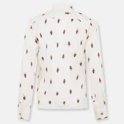 Country Pattern Shirt Fw Womens