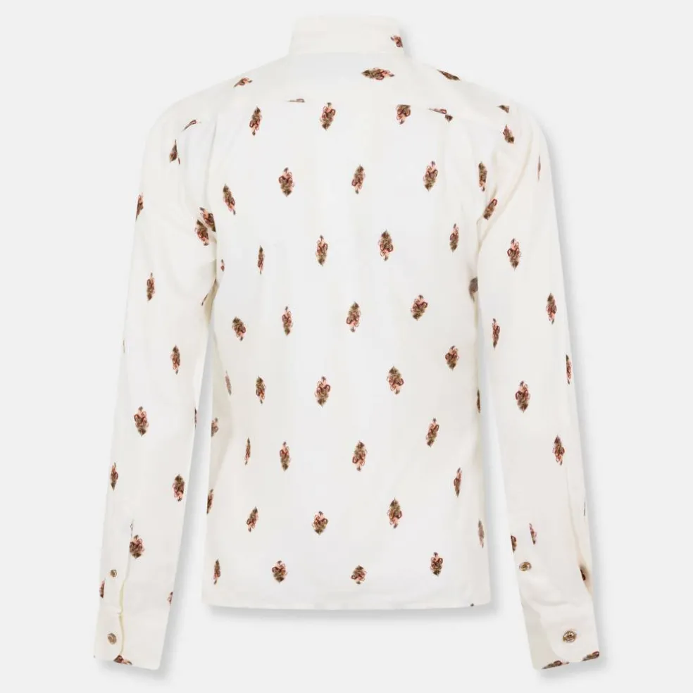 Country Pattern Shirt Fw Womens