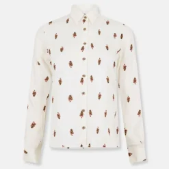 Country Pattern Shirt Fw Womens