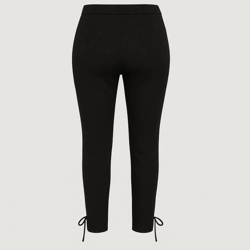 Crepe Tie Hem Trouser