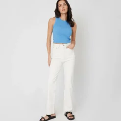 Crop Knitted Vest Womens