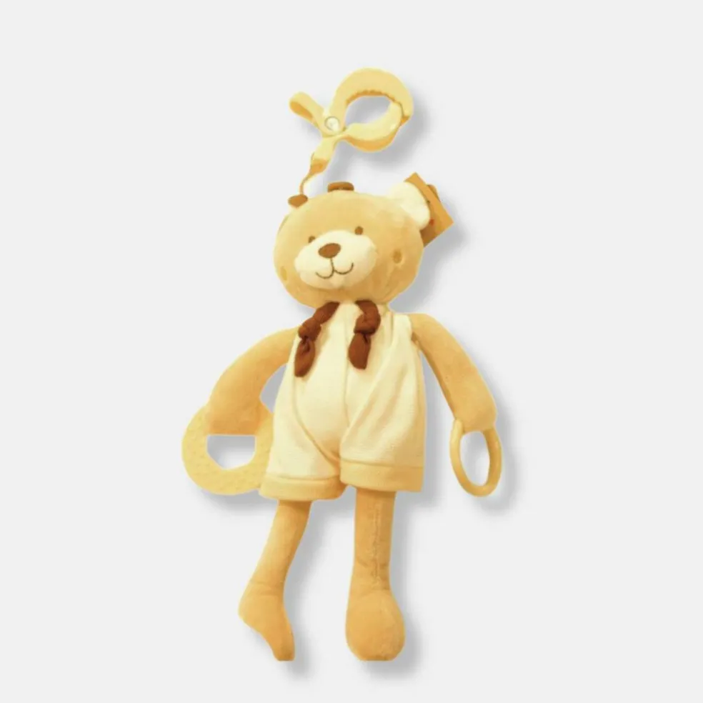 Cute & Co Activity Bear with Large Clip Teether and Ring