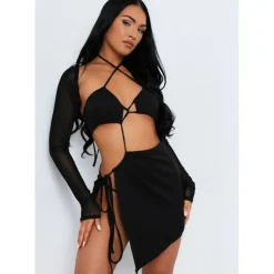 Cut Out Bolero Dress