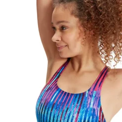 Digital Printed Medalist Swimsuit Womens