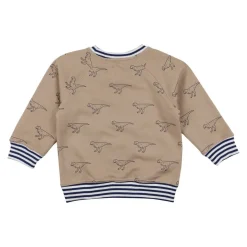 Dinosaur Print Crew Sweatshirt