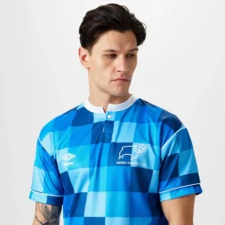 Draw Derby County 1988 Retro Away Shirt Adults