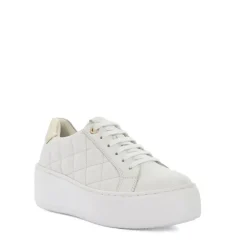 Elizas Quilted Wedge Heel Trainers