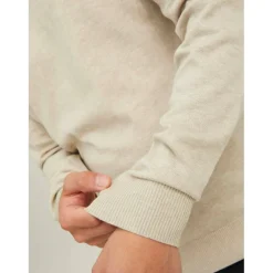 Emil Half Zip Knitted Top Mens