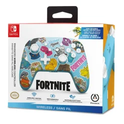 Enhanced Wireless Controller for Nintendo Switch - Fortnite Sticker Mania