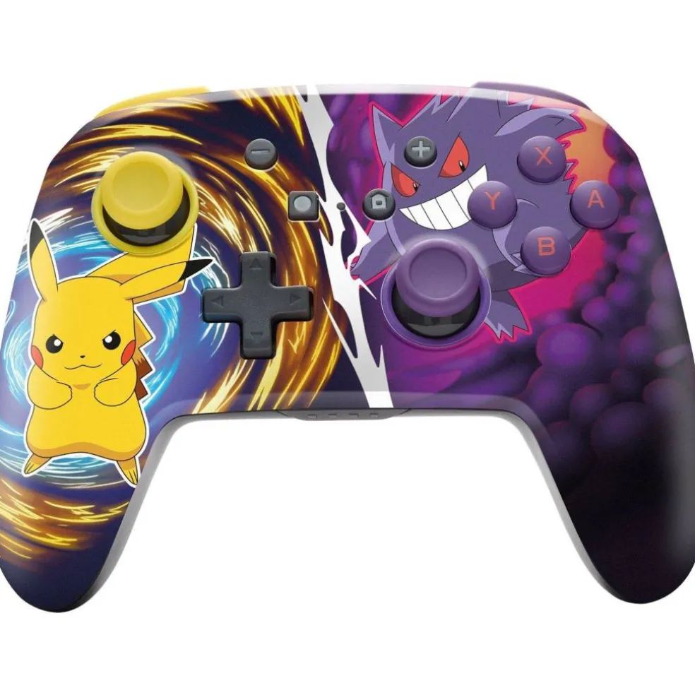 Enhanced Wireless Nintendo Switch Pikachu vs. Gengar Controller