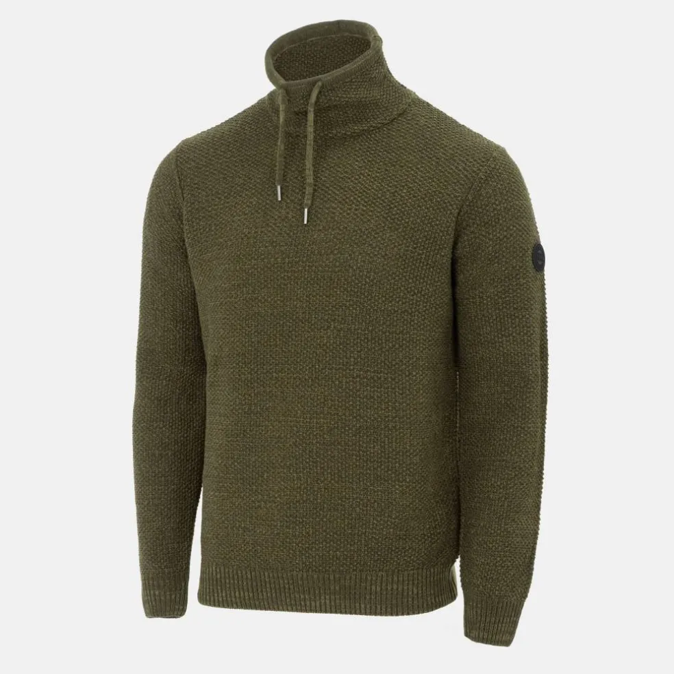 Enhanced Firetrap Cowl Neck Jumper Men